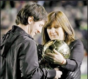 Celia, la madre de Leo Messi