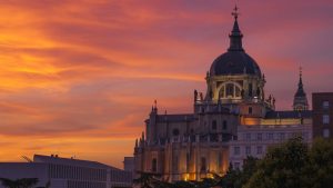 Sunsets in Madrid