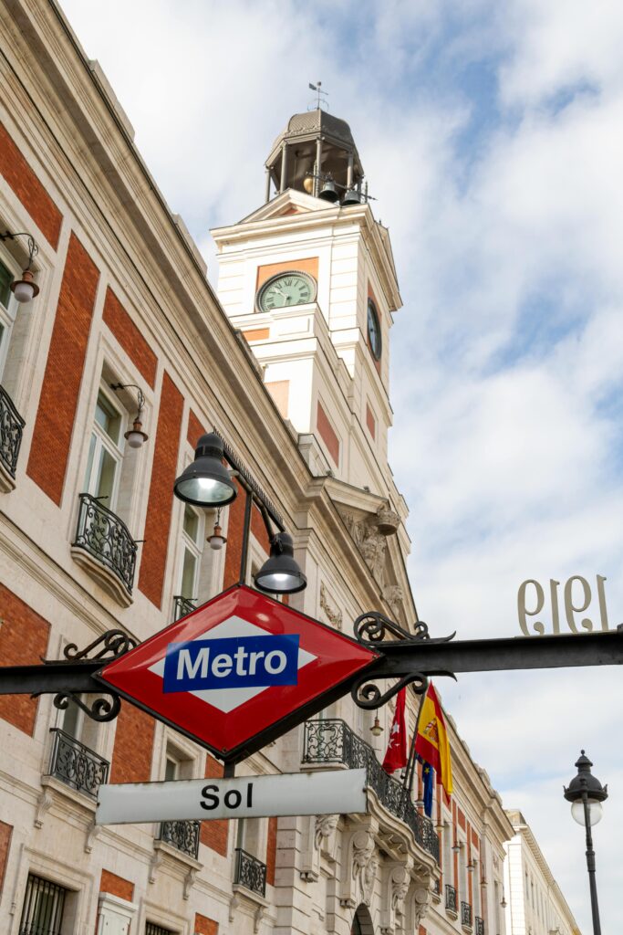 Picture of metro station Sol in Madrid